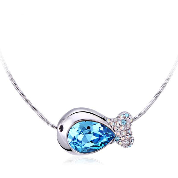 NLFA058 Charm Fish Pendant Necklace