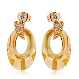 ERFA166 Trendy Charm Big Heart Stud Earrings