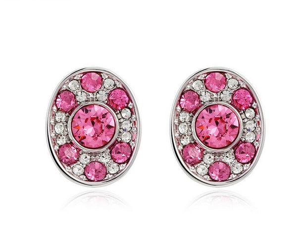 ERFA179 Fashion Charm Lotus Stud Earrings