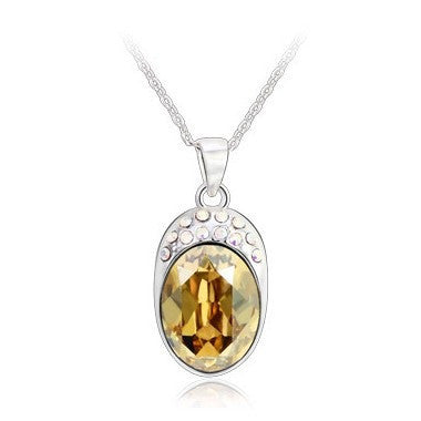 NLFA179 Charm Water Drop Pendant Necklace