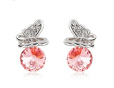 ERFA204 Fancy Charm Butterfly Stud Earrings