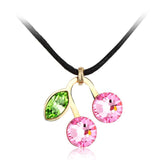 NLFA019 Charm Cherry Pendant Necklace