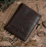 Charm Solid Coffee Three Sizes Men Wallets