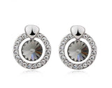 ERFA206 Trendy Charm Fancy Circle Stud Earrings