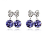 ERFA164 Trendy Charm Cherry Stud Earrings