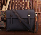 Fashionable Quintessential Solid Brown Briefcase Messenger