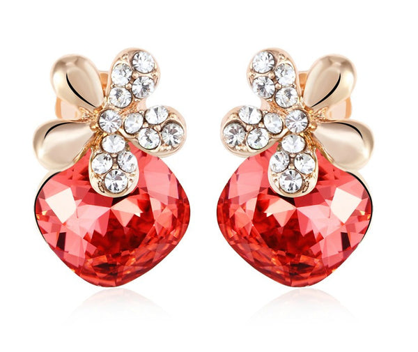 ERFA077 Fashion Charm Automn Fruits Stud Earrings