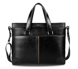 Fashion Dark Edges Brown Briefcase Messenger