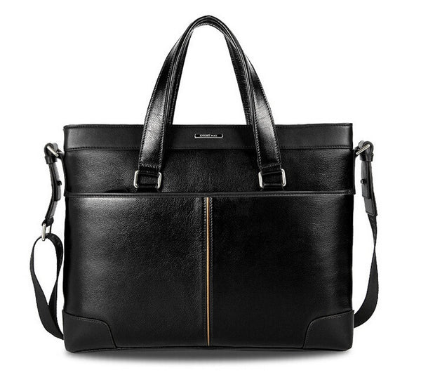 Fashion Dark Edges Brown Briefcase Messenger