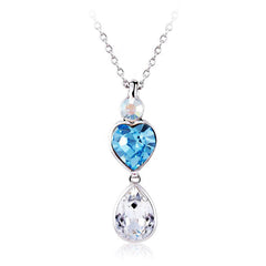 NLFA036 Fashion Double Water Drops Pendant