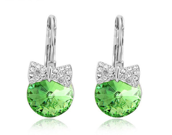 ERFA162 Fashion Charm Basket Omega-back Earrings