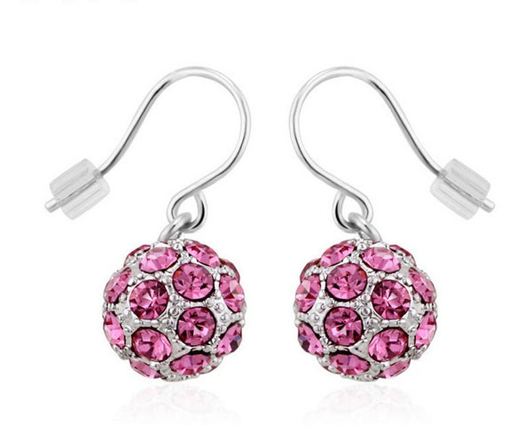 ERFA134 Fashion Charm Disco Ball Dangle Earrings