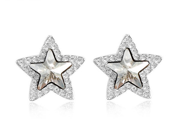 ERFA163 Fashion Charm Stars Stud Earrings