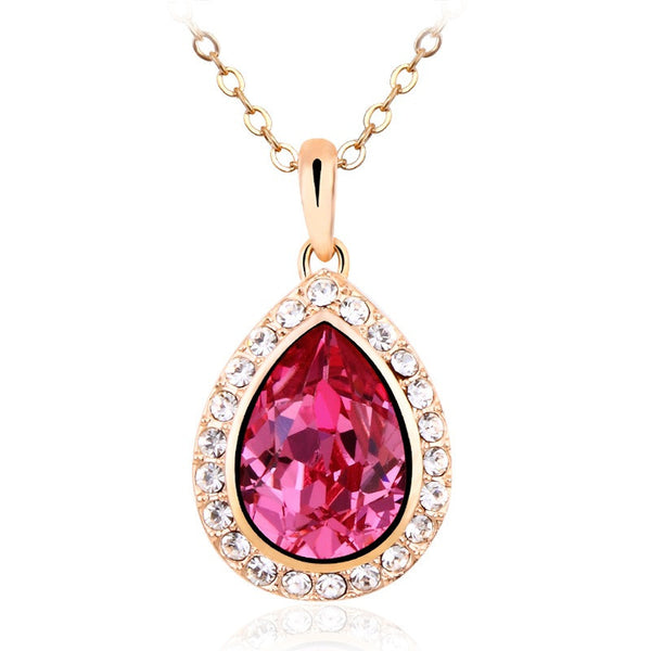 NLFA098 Classic Big Water DropPendant Necklace