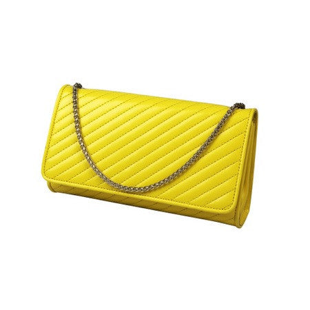 Metallic Chunky Braided Charm Solid Shoulder Bag