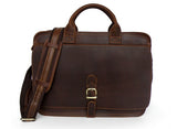 Fashionable Dream Lover Solid Brown Briefcase Messenger