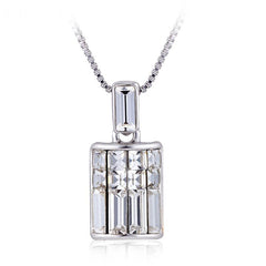 NLFA041 Charm Half Bucket Pendant Necklace