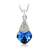 NLFA077 Fashion Water Drop Pendant Necklace