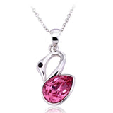 NLFA017 Charm Swan Pendant Necklace