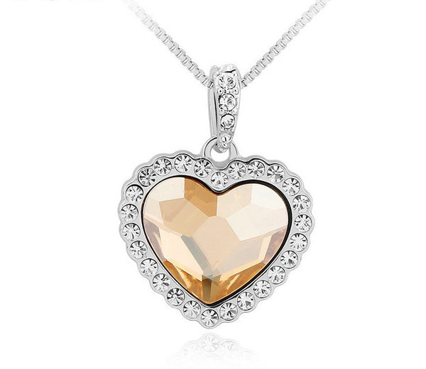 NLFA275 Charm Dream Heart Pendant Necklace