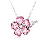NLFA084 Charm Sakura Pendant Necklace