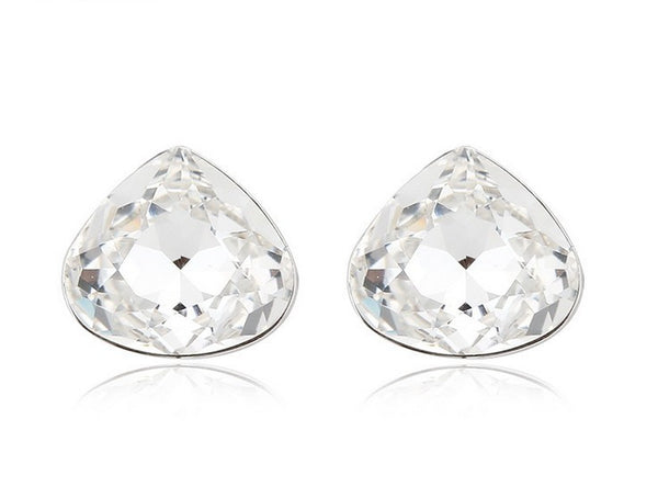 ERFA199 Fashion Charm Round Triangle Stud Earrings