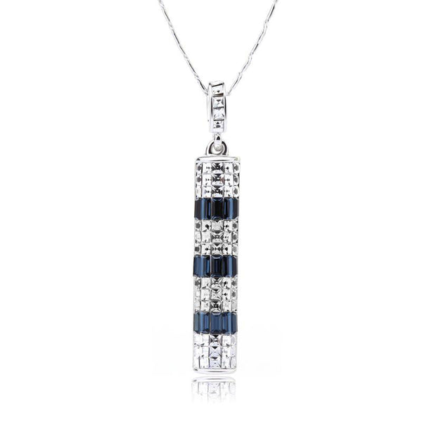 NLFA090 Fancy Bamboo Pendant Necklace