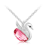 NLFA066 Charm Swan Pendant Necklace