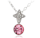 NLFA293 Twinkle Star Charm Pendant Necklace