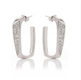 ERFA010 Vintage Charm Hook Stud Earrings