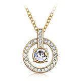 NLFA157 Charm Origion of Circle Pendant Necklace