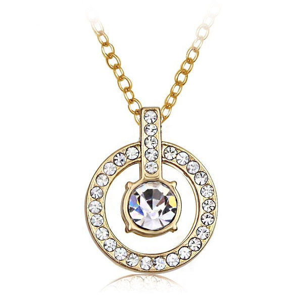 NLFA157 Charm Origion of Circle Pendant Necklace