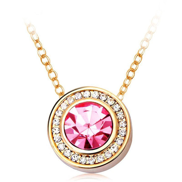 NLFA020 Fashion Circle Pendant Necklace