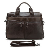 Vintage Black/Coffee Briefcase