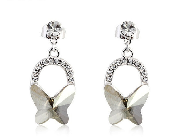 ERFA178 Fashion Charm Butterfly Stud Earrings