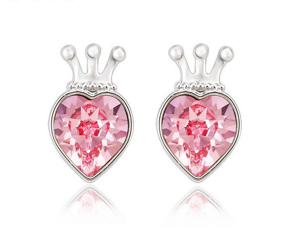 ERFA203 Fashion Charm Your Majesty My Queen Stud Earrings