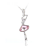 NLFA018 Fashion Dancing Girl Pendant Necklace