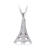 NLFA153 Charm Eiffel Tower Pendant Necklace