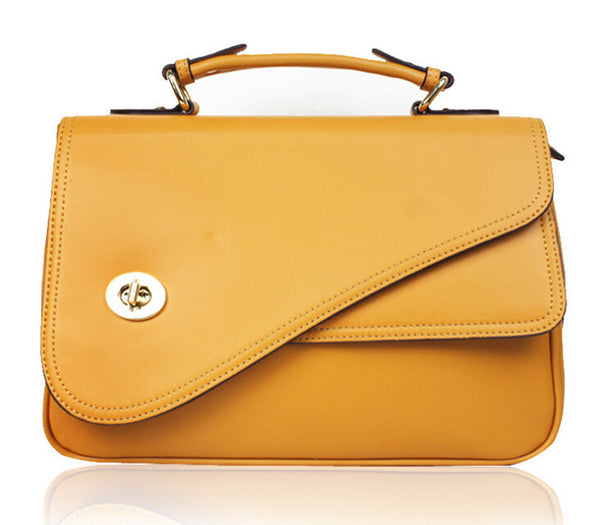 BGF0501 Charm Candy Solid Yellow Satchel