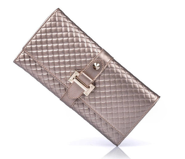 Quilted Honeycomb Clutch