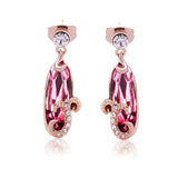 ERFA034 Trendy Charm Long Water Drop Stud Earrings