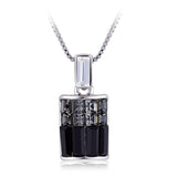NLFA041 Charm Half Bucket Pendant Necklace