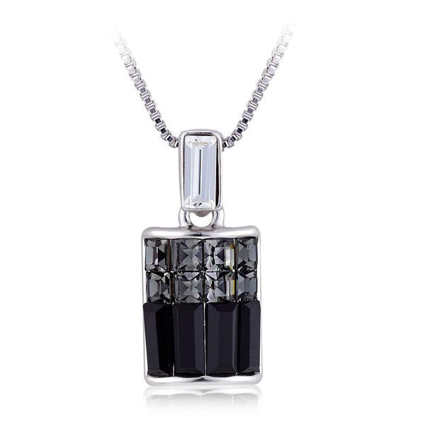 NLFA041 Charm Half Bucket Pendant Necklace