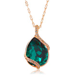 NLFA064 Charm Ocean Heart Pendant Necklace