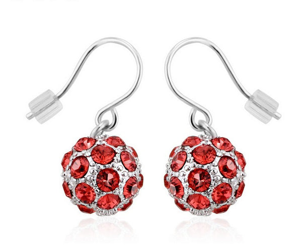 ERFA134 Fashion Charm Disco Ball Dangle Earrings