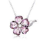 NLFA084 Charm Sakura Pendant Necklace