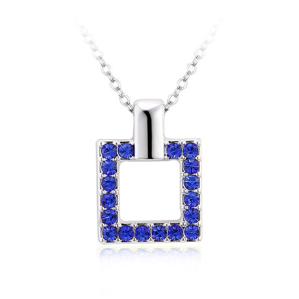 NLFA214 Charm Rectangles Pendant Necklace