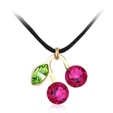 NLFA019 Charm Cherry Pendant Necklace
