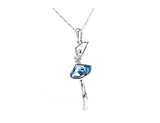 NLFA018 Fashion Dancing Girl Pendant Necklace