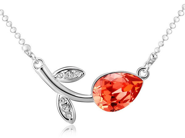 NLFA187 Charm Branch Pendant Necklace